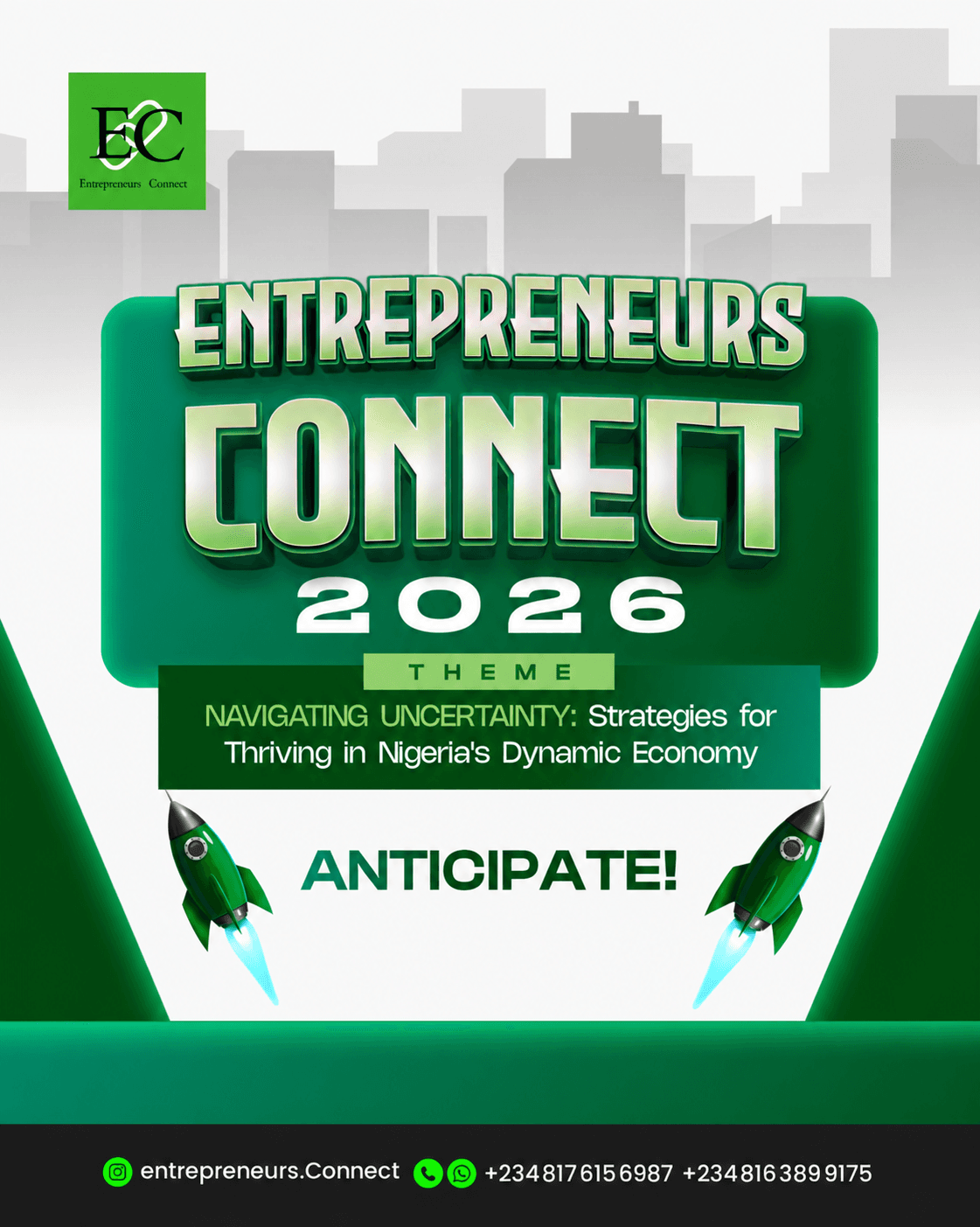 Entrepreneurs Connect 2026 event poster